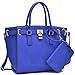 Women's 3Pcs Large Tote Handbag Fashion Shoulder Work Bag Satchel Purse