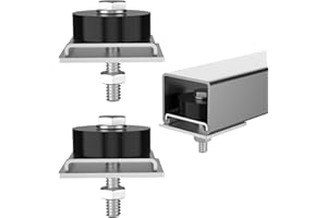 EASGIU Strut Channel Trolley Limit Trolley Assembly Positioning for Unistrut Trolley Rollers with 1-5/8" Wide and All 1-5/8" or Taller Strut Channel (2 Pack)