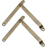 Pastlla 180 Degree Rotatable Support Hinges 4" Folding Lid Hinges (Bronze) | 2 Pcs for Furniture Cabinet Cupboard Jewellery Box Case Hardware Locks Box