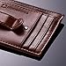 alpine swiss Men's RFID Blocking Money Clip Leather Front Pocket Wallet, Brown, One Size