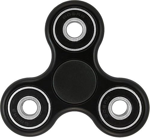 Fidget Spinner Toy Premium Hybrid Ceramic Bearing - Perfect For ADD, ADHD, Anxiety, and Autism Adult Children (Black)