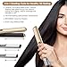 Mixcolor Professional Ceramic Tourmaline Flat Iron Hair Straightener and Curler with Water&Dust Proof 15s Heating-up Rotating Adjustable Temp 265-450℉thumb 3