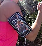 Fullblam Vagavo Racer Series Premium 5.5 Armband Pouch with Scratch-resistant Material, Slim Lightweight, Dual Arm-Size Slots fro iPhone 6 Plus