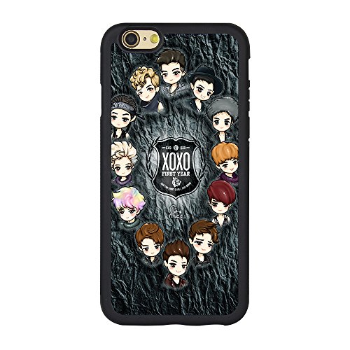 Kpop exo case for iphone 6 4.7 " tpu case
