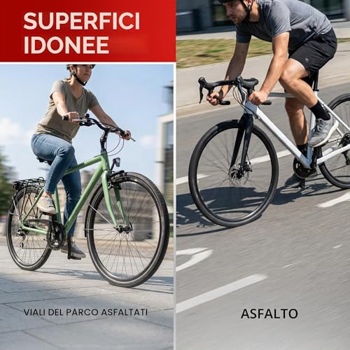 Fincci Gravel Copertoni Bici 700x35c - Set di Pneumatici Pieghevoli 28" con Protezione Antiforatura 1 mm e 2 Camere d'aria 37-622 - Gomme per Montagne & Elettrica Bici, City Bike Uomo & Donna