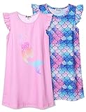 Princess Nightgowns for Girls Flutter Sleeve