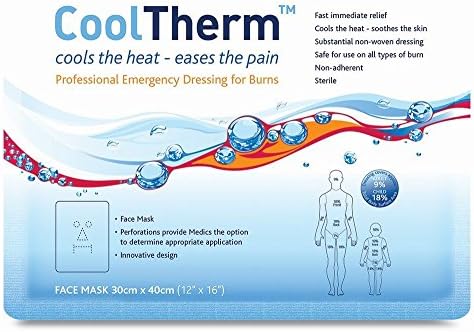 CoolTherm Burn Relief Dressing face mask 30cm x 40cm