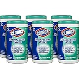 Clorox Disinfecting Wipes Commercial Solutions, Fresh Scent, 75 count (Pack of 6)