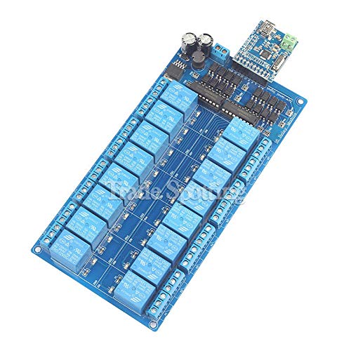 Fidgetgear 16 Channel 12v Relay Module Optocoupler Protection