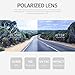 TOREGE Polarized Sports Sunglasses for Men Women for Cycling Running Fishing Golf TR90 Unbreakable Frame TR010-1 (Transparent Gray&Black Tips&Grey Lens)