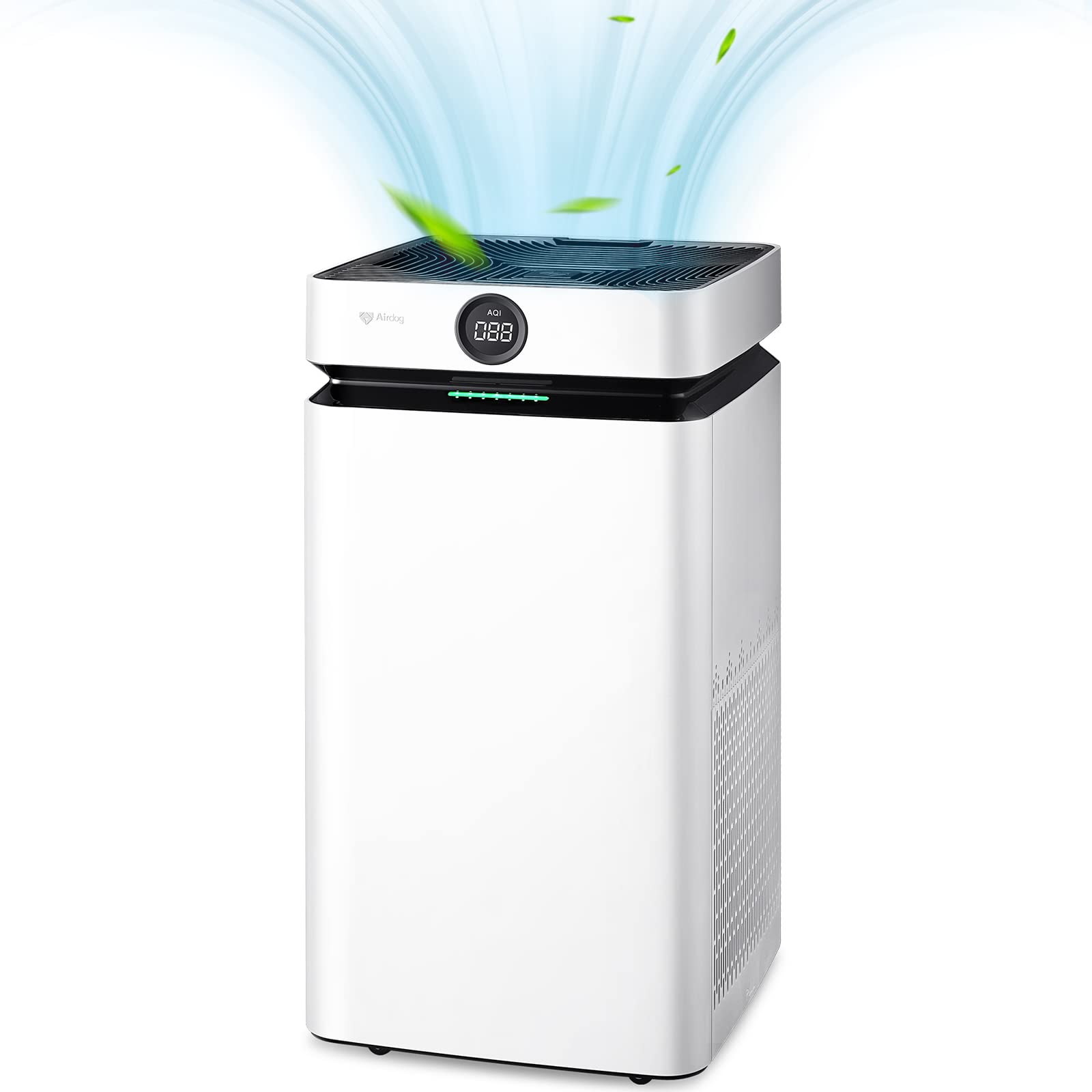 Photo 1 of Airdog X8 Air Purifier for Home Large Room, Up to 4035ft2, Ionic Air Purifier with Washable Filter, Remove 99.9% to 14.6nm, Air Quality Detector, 360° Air Cleaner for Smoke, Pet, Allergy, Pollutant