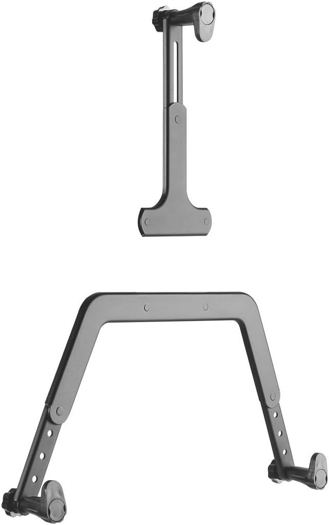 VESA adapter for LED and LCD monitors without VESA mounting points up to 27 inches for monitor mounts with VESA 75x75 100x100 Office-VESAplus by Halterungsprofi Black 2