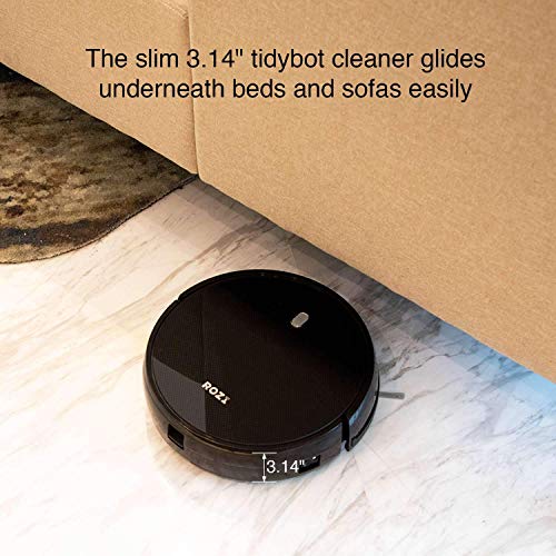 Rozi TidyBot Robot Vacuum Cleaner with Remote Control, 1600Pa, 4