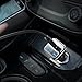 Car Charger, ARCHEER 4.8A Dual USB Car Charger Adapter with LCD Screen Display for iPhone 7 6S Plus 5SE 5S 5, Samsung Galaxy S8 S7 S6 Edge, Tab S, LG G5 G4, HTC, Nexus 5X iPad, Black