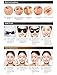 AHC BLACK EYE MASK 8g x 5 PCS in the Box , Eye Mask Containing Black Complex Realizing Bright and Tight Skin in Eye Zone, Anti-Wrinkle & Whitening Effects