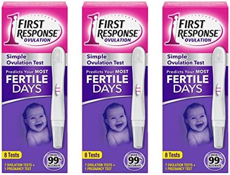 First Response Ovulation Test, 7 Ovulation Tests + 1 Pregnancy Test (Bundle of 3)