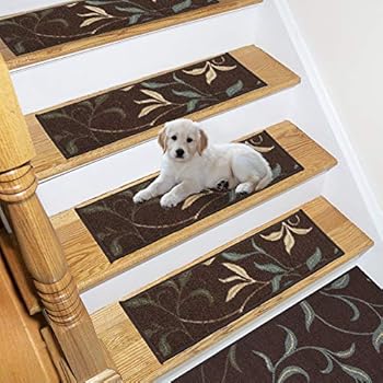 Ottomanson Stair Tread, 14 Pack, Brown