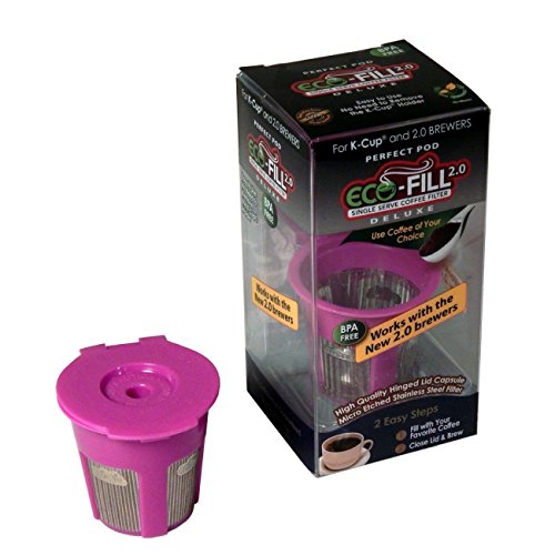 Perfect Pod EcoFill Deluxe Refillable Capsule, Keurig 1.0 and 2.0