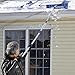 Snow Joe Telescoping Roof Rake, Extendable Leaf & Snow Shovel with Poly Blade, 25 Inch Wide