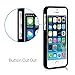 CaseCrown Lux Glider Case, Perfect Fit & Soft Interior, for iPhone 5S (Black Obsidian) (Black, iPhone 5S)