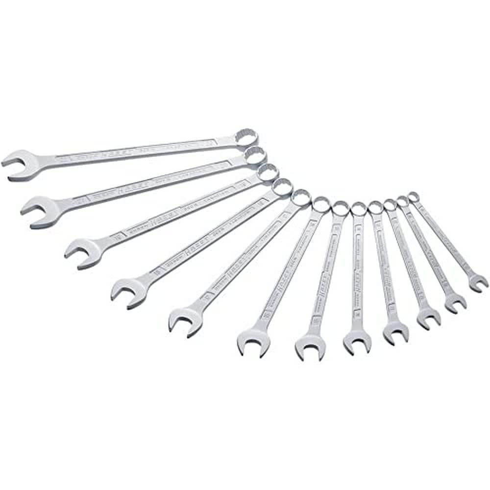 HAZET 600N/12N Combination Wrench Set - Chrome-Plated