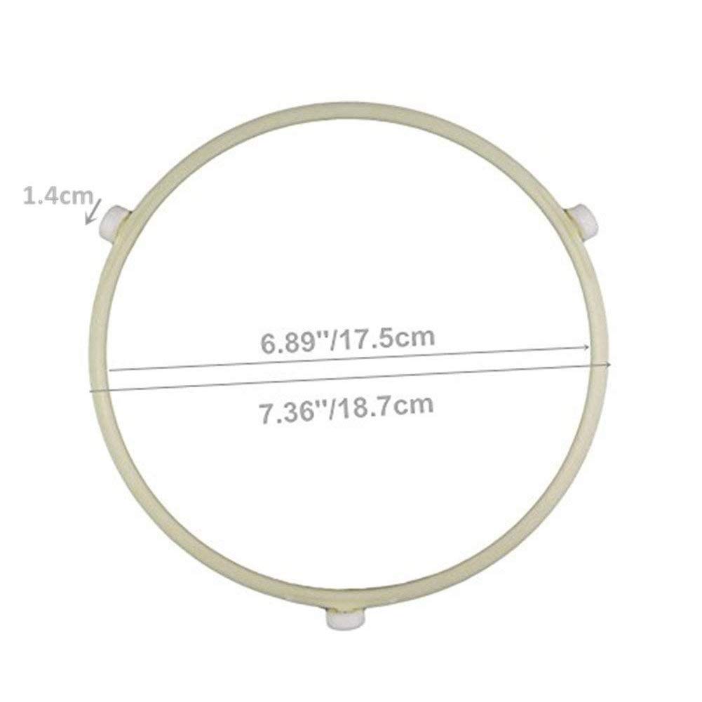 Hilai - Bandeja de horno microondas con diámetro interior de 17,6 ...