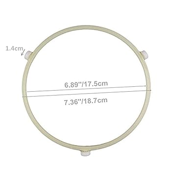 Hilai - Bandeja de horno microondas con diámetro interior de 17,6 ...