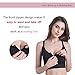Hands-Free Breast Pumping Bra, Nursing and Pumping Bra with 2 Free Nursing Pads, Convertible Straps, Compatible with Breast Pumps by Medela, Philips Avent, Lansinoh, Bellema, Evenflo Size M