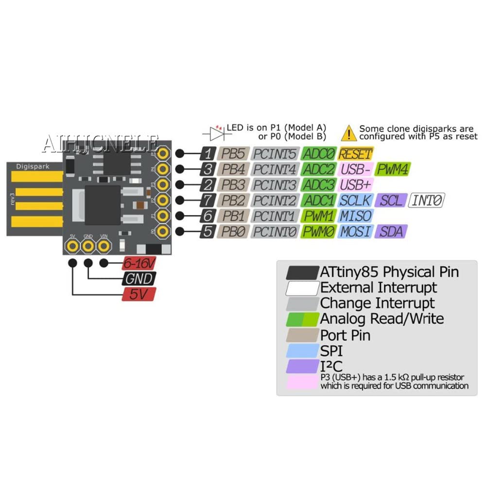 Mua Attiny85 Digispark Kickstarter USB Module Development Board ...