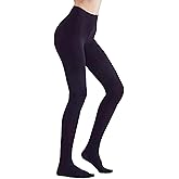 Verdancy Women’s 120D Opaque Tights Ultra Stretchable Plus Size up for 286 lbs High Waist Footed Pantyhose