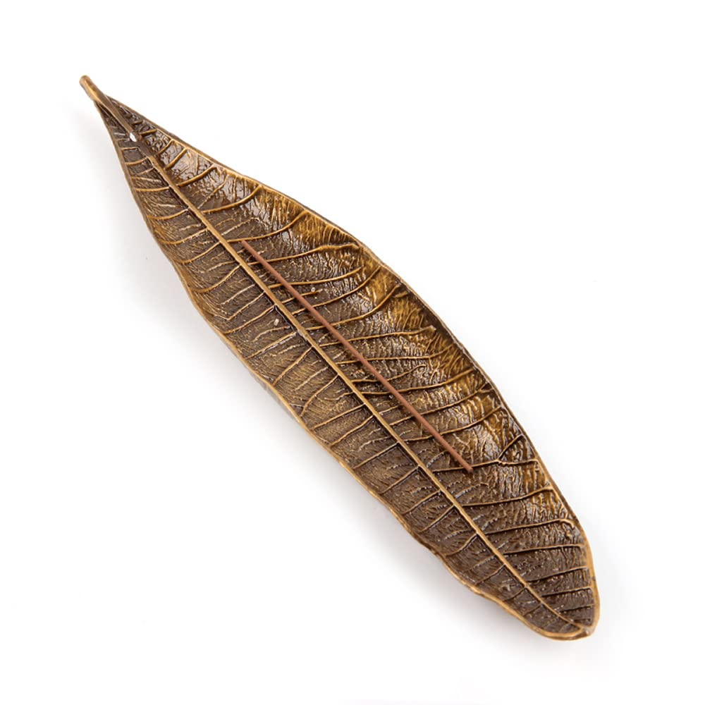 Hsthe Sea Metal Leaf Incense Holders for Sticks Incense Burner Holder Incense Stick Holders Ash Catchers