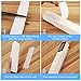 Hook and Loop Tape Roll Self Adhesive Back Fastening Strips by TOPtoper 1 Inch x 32.8 Feet (White)