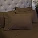 King Size Bed Sheets - 6 Piece 1500 Thread Count Fine Brushed Microfiber Deep Pocket King Sheet Set Bedding - 2 Extra Pillow Cases, Great Value, King, Brown