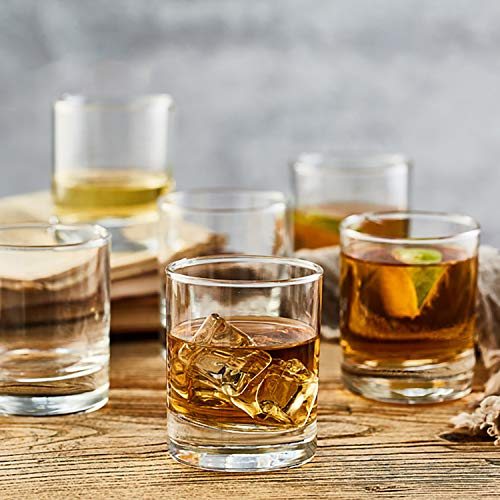 Whiskygläser, Bourbon Cocktailgläser, Old Fashioned Rocks Trinkgläser für Scotch, Rum, langlebige Glaswaren Cup Sets für… – Bild 3