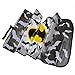 BDK Batman DC Comics Warner Brothers Official Licensed Front Windshield Sun Shade-Accordion Folding Auto Sunshade for Car Truck SUV-Blocks UV Rays Sun Visor Protector-Keep Your Vehicle Cool- 58 x 27 Inch (WBAS-1301)
