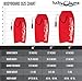 Lucky Bums Body Board with EPS Core Slick Bottom and Leash for Kids and Adults, Red, 33-inch