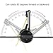 Moutik Adjustable Tablet Stand for Bed Sofa Desk Table Flexible Spider Legs Stand for iPad, Tablets, Smartphones, Kindle Stand Mount for Reading Outdoor Picnic Camping Beach Black