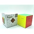 UMESCENE 3x3 Puppet Speed Cube, 3x3 Bandage Magic Cube, Brain Teaser Puzzle Toys, Limited Rotation, Creative New Cube (Version 1)