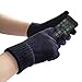 LETHMIK Womens Solid Magic Knit Gloves Winter Wool Lined with Touchscreen Fingers Light Blue