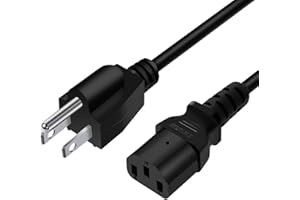 UNIMOSON 6FT Power Cable Cord Compatible Instant Pot, Electric Pressure Cooker, Rice Cooker, Soy Milk Maker, Microwaves and Other Kitchen Appliances 3Prong Replacement Cable - UL Listed