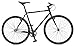 Retrospec Bicycles AMOK V2 CycloCross Convertible Single-Speed/Commuter Bike with Chromoly Frame, Matte Black, 54cm/Medium
