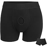 ANNUO Strap Panties Strapless Underwear Briefs for Women Men
