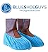 Premium Boot & Shoe Covers Disposable Booties - 100 Pack - Durable, Non-Slip, Non-Toxic, Water Resistant, Recyclable Protectors for Indoor & Outdoor - Large Size Fits Most Shoes (Black)