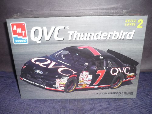 #8706 AMT QVC #7 Thunderbird 1/25 Scale Plastic Model Kit,Needs Assembly