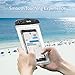 Veckle Waterproof Phone Pouch, 2 Pack Clear TPU Universal Water Proof Cell Phone Pouch Floating Dry Bag Waterproof Case for Smartphones OnePlus 7 iPhone X 8 7 6 Plus Galaxy S8 S7 S6 Beach Black White