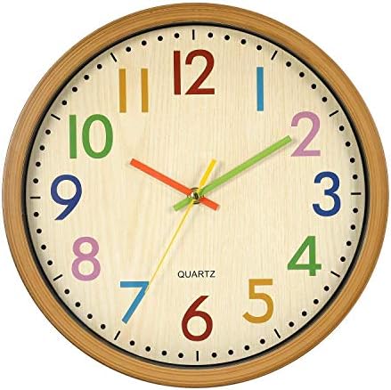 子供の壁掛け時計 12 5インチ 32 Cmの子供用s静かな時計仕掛け