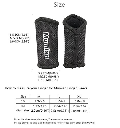 Sports Elastic Finger Sleeves Support Thumb Brace Protector Breathable Elastic Finger Tape for Basketball, Tennis,Baseball, Cycling, Volleyball, Badminton, Boating A71 (Red, Medium)