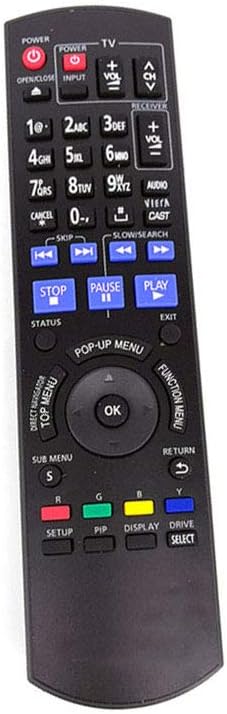 Amazon Com Replacement Remote Control For Panasonic Dmp Bd30 Dmp Bd30k Dmp Bd35 Dmp Bd35k Dmp Bd50 Dmp Bd50k Dmp Bd55 Blu Ray Disc Dvd Bd Players Home Audio Theater