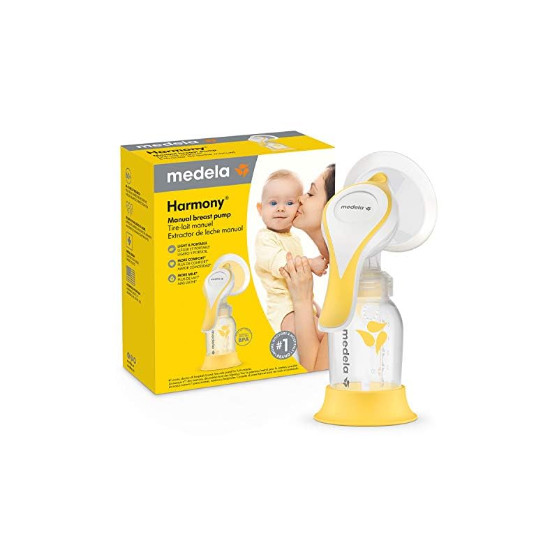 Medela Manual Breast Pump | Harmony Single Hand Breast Pump with Flex Breast Shields for More Comfort and Expressing…