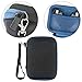Hard Travel Case Replacement for Samsung T3 T5 Portable 250GB 500GB 1TB 2TB SSD USB 3.0 External Solid State Drives by co2CREA (Black Case + Inside Blue)